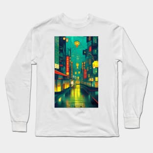 Tokyo Nightscape Long Sleeve T-Shirt